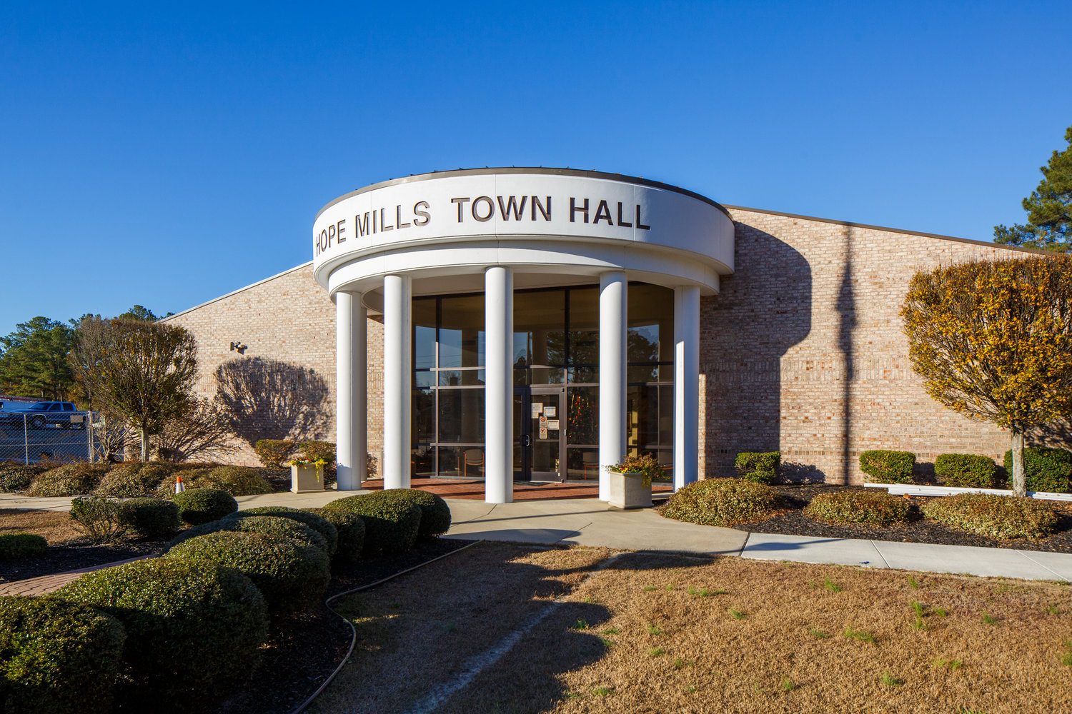 The Hope Mills Board of Commissioners were told Tuesday night that construction of the public safety building is on schedule and on budget.