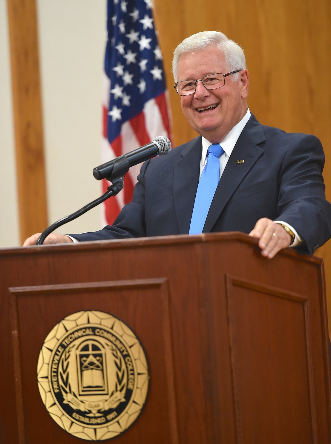 Larry Keen, president of Fayetteville Technical Community College, on Tuesday announced his retirement effective Jan. 1, 2023.
