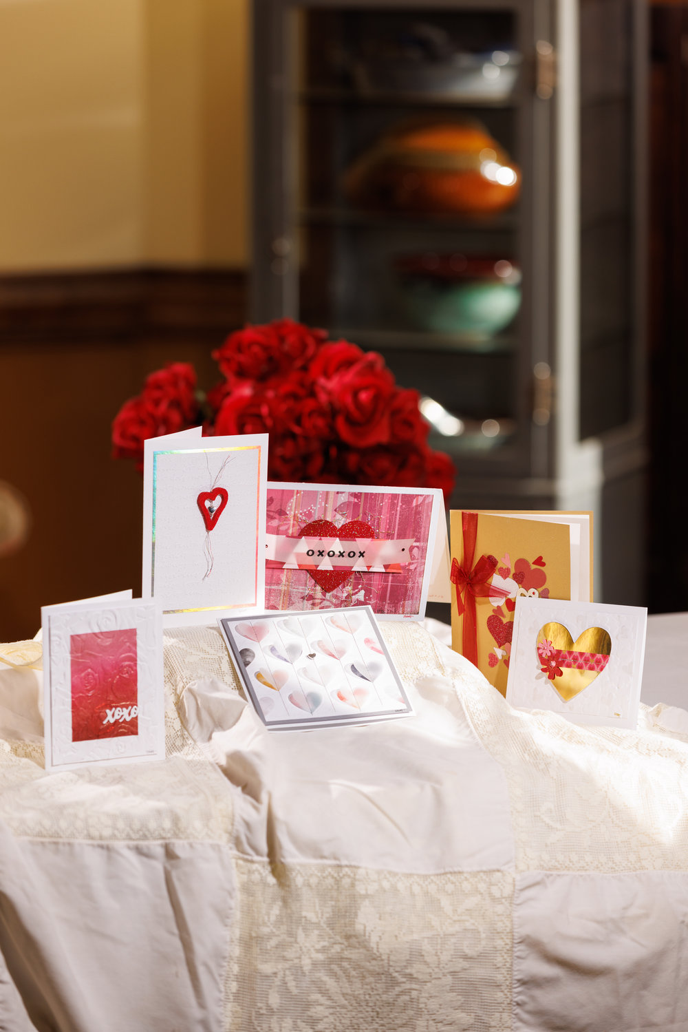 Some of the cards designed by Erika Gee Harris.
