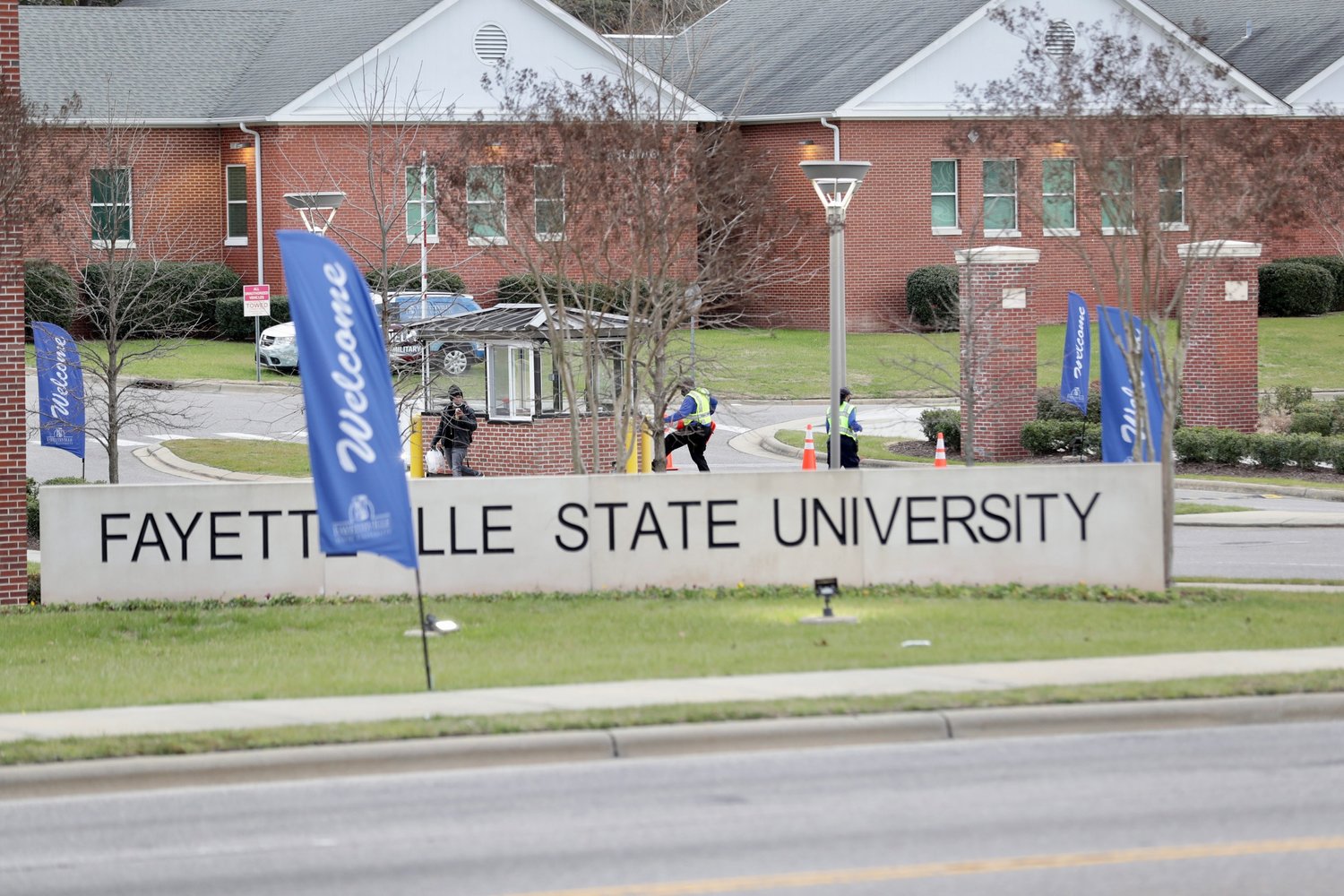 The all-clear signal was given at Fayetteville State University following a bomb threat that led officials to suspend classes Wednesday.