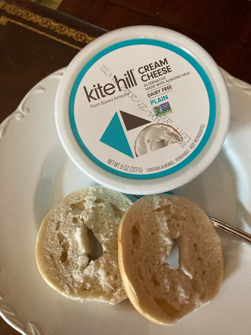 For those who can't find cream cheese on store shelves, vegan options are tasty.