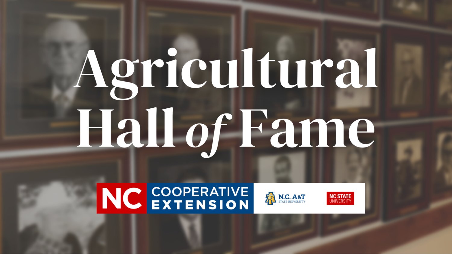 This year's Agricultural Hall of Fame inductee is Joseph (Joe) H. Gillis with Jessica Gillis Lee, 2023 Cumberland County Outstanding Young Farmer, also being recognized.