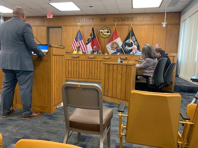 MBP Carolinas will work with Cumberland County 'from inception through completion' for a multi-purpose event center, Jermaine Walker, the county engineering and infrastructure director, told commissioners Monday.