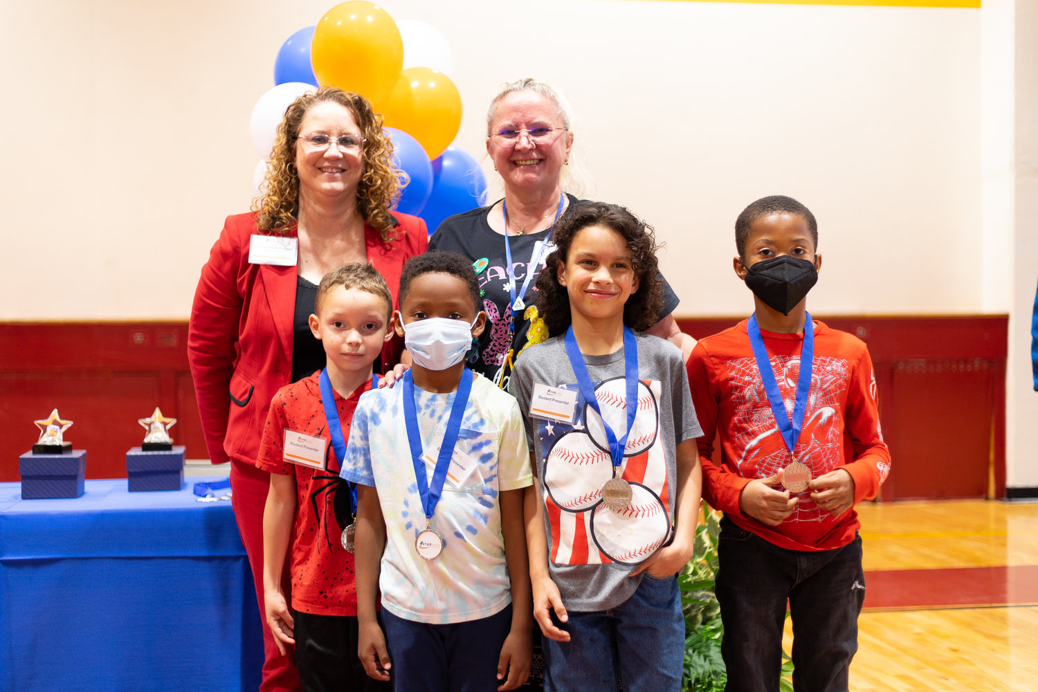 Andrea Hildel-Reyes' second-grade team from Cumberland Road Elementary won the Elementary School Design Challenge category for their experiment titled 'Sage.'