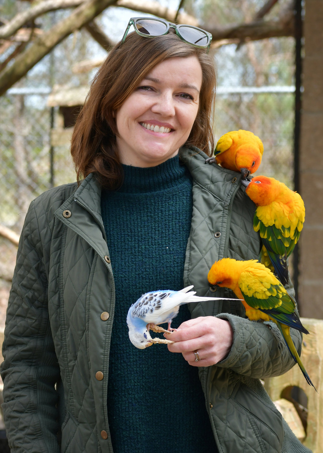 Katie Lubbock, Communications Coordinator at Sylvan Heights Bird Park