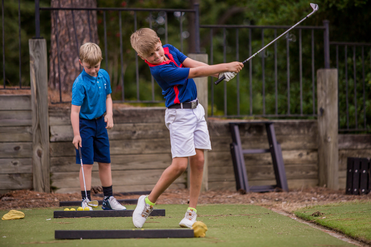 Golf camps can focus on the basic fundamentals.