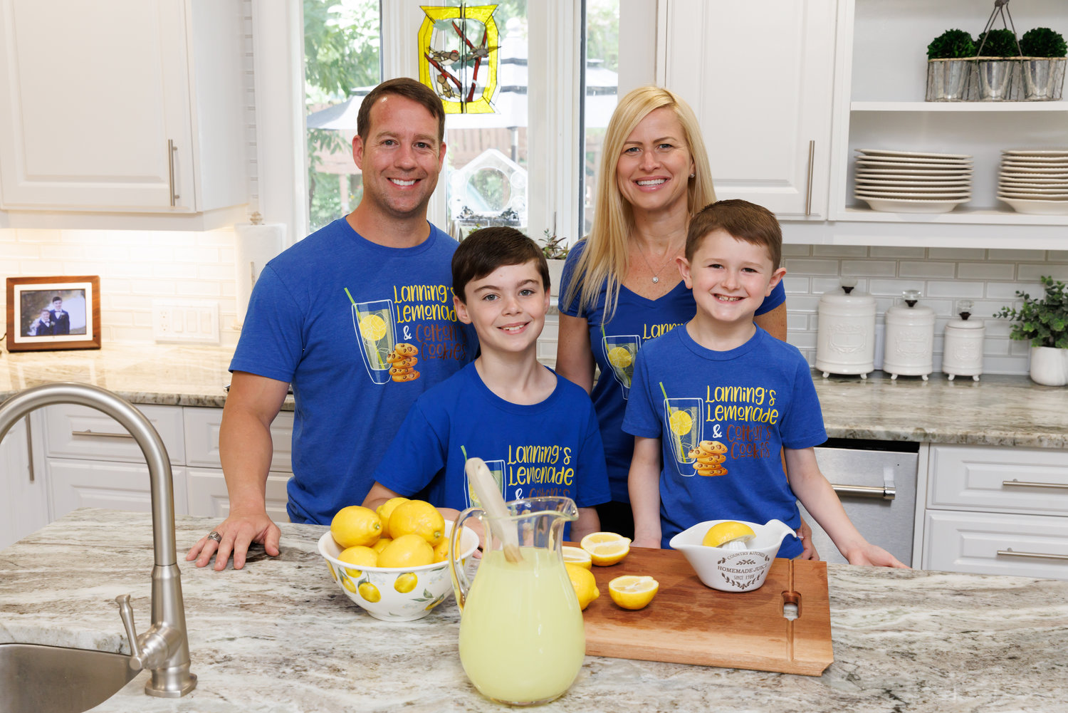 Lanning Kistler’s lemonade stand was rebranded as Lanning’s Lemonade & Colton’s Cookies after his dad, John Kistler, married Jennifer Walters, Colton's mother, in 2019.