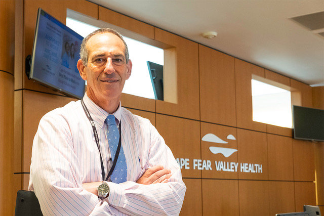 'We are seeing a modest rise in COVID hospitalizations,’ says Dr. Sam Fleishman, chief medical officer for Cape Fear Valley Health.