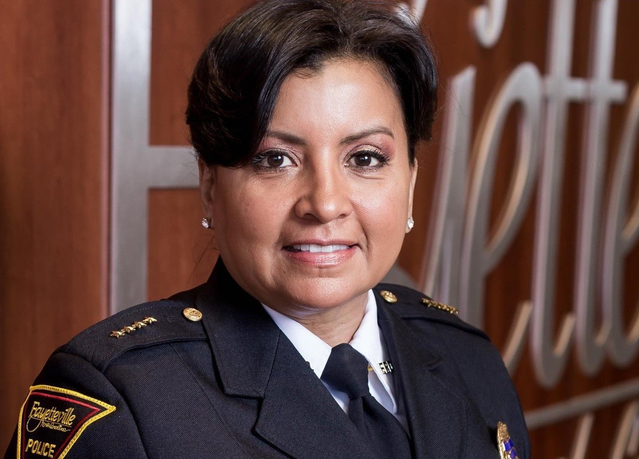 Fayetteville Police Chief Gina Hawkins announced Friday afternoon that she is retiring in January 2023.
