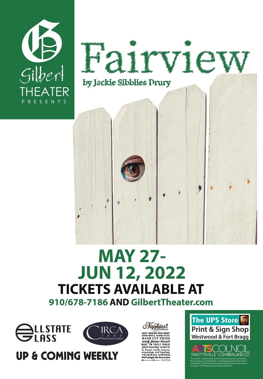 “Fairview’’ runs through Sunday, June 12, with shows on Fridays at 8 p.m., Saturdays at 2 p.m. and 8 p.m., and Sundays at 2 p.m. Tickets can be purchased at gilberttheater.com.
