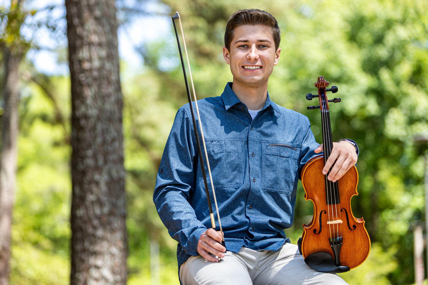 Jefferson Skinner will graduate from Cross Creek Early College High School this year. Outside school, he was the concertmaster and a soloist of the Fayetteville Symphony Youth Orchestra’s string and full orchestras.