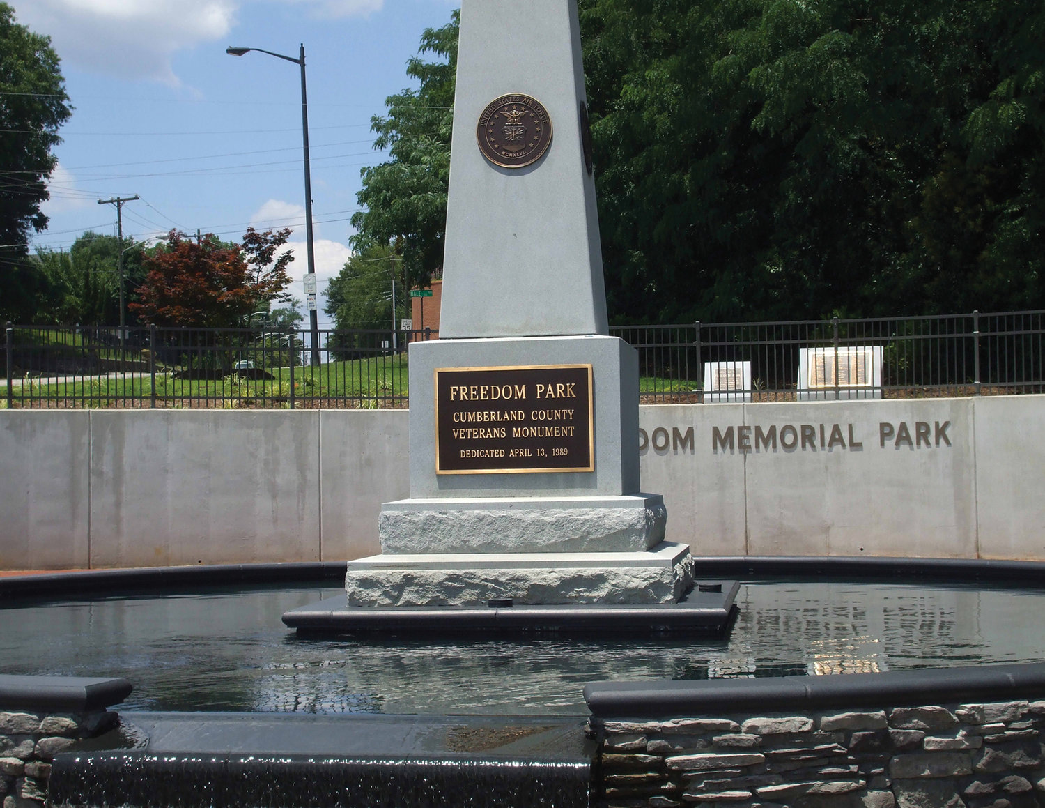 A Memorial Day ceremony Monday at Freedom Memorial Park in Fayetteville is one of several scheduled over the next few days.