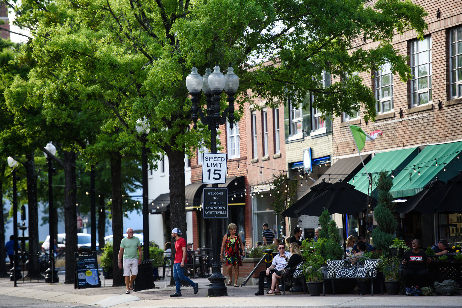 Fayetteville could join other cities that allow people to purchase alcoholic beverages from licensed businesses and then walk around within a designated area known as a social district. The Cool Spring Downtown District is conducting a survey to get community feedback on a proposed social district for the downtown area.