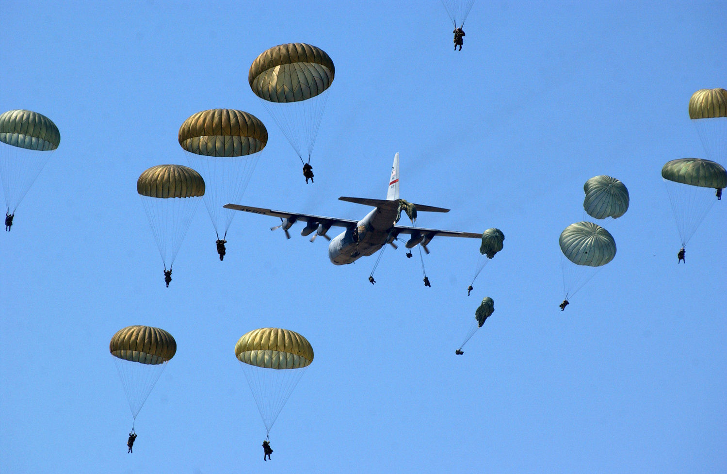 Airborne operations at Fort Bragg