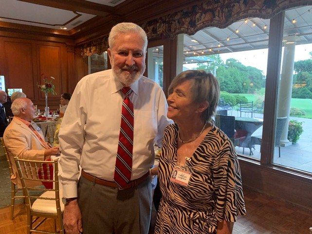 Chris Disney and Brenda McKethan Edge at the Seventy-First High School Class of 1962 reunion.