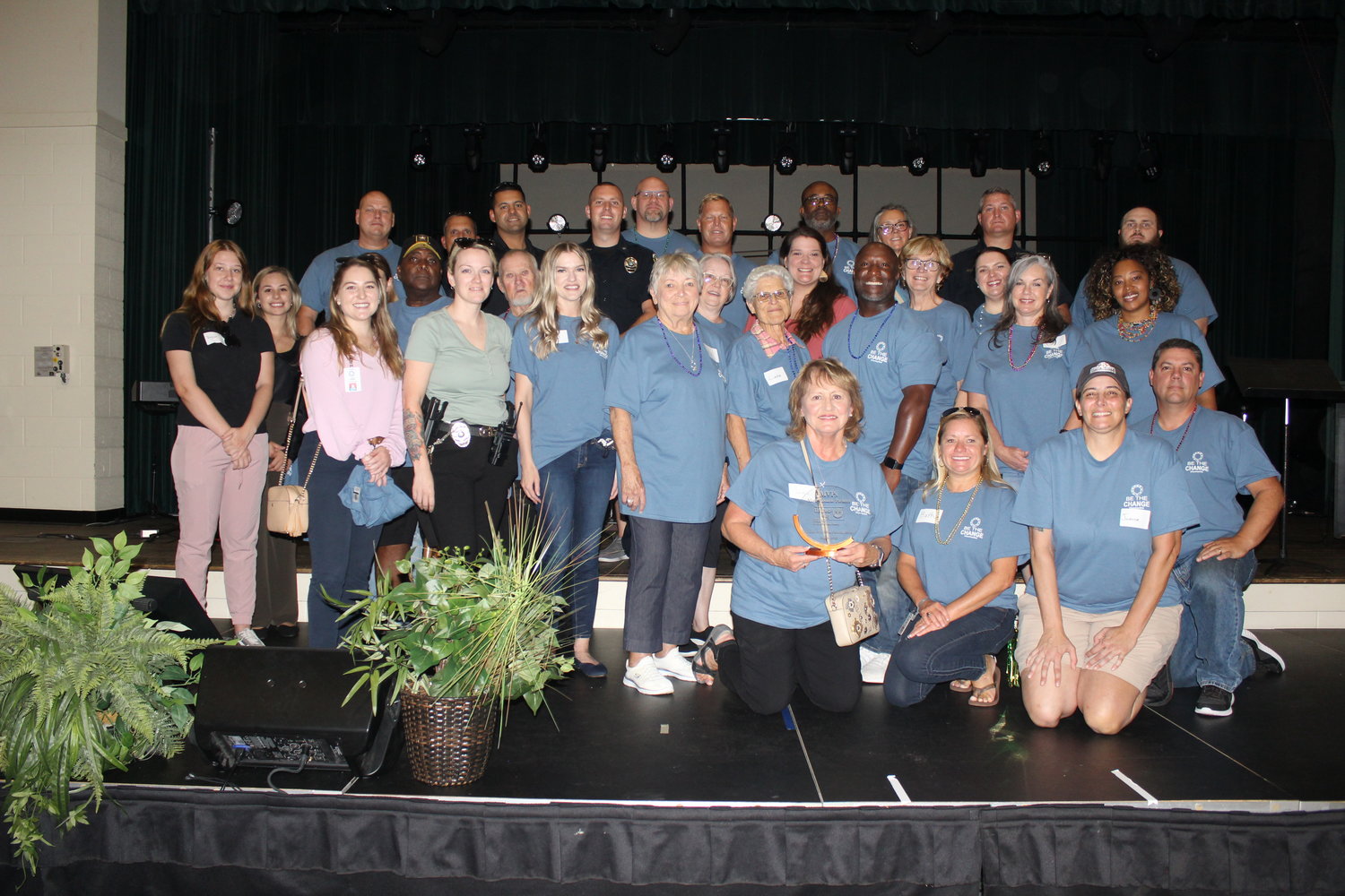 The town of Hope Mills administration-government won the MVPs award – Most Valuable Packers - because it had 29 volunteers sign up to help package meals during United Way of Cumberland County's second annual meal packing campaign kickoff Thursday at Snyder Memorial Baptist Church.