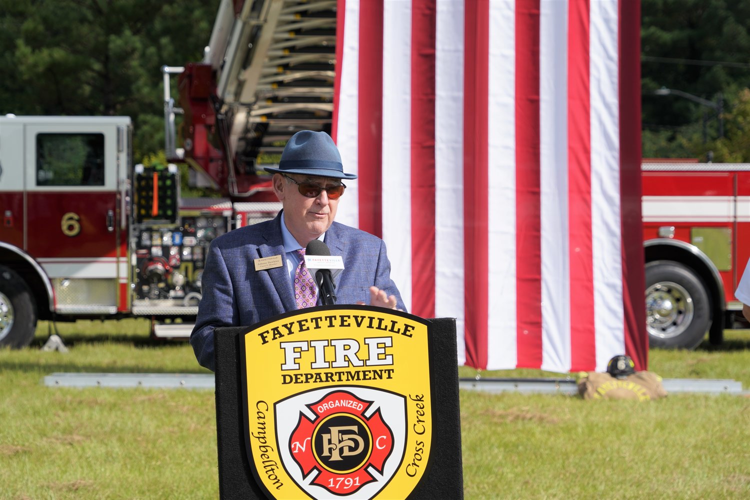 Fayetteville Fire Department officials and City Council members broke ground for a new Fire Station No. 4.