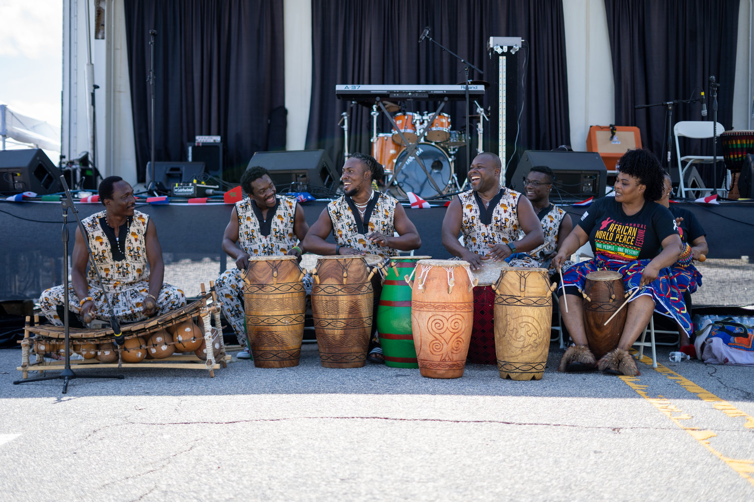 The Aya African Drum and Dance group