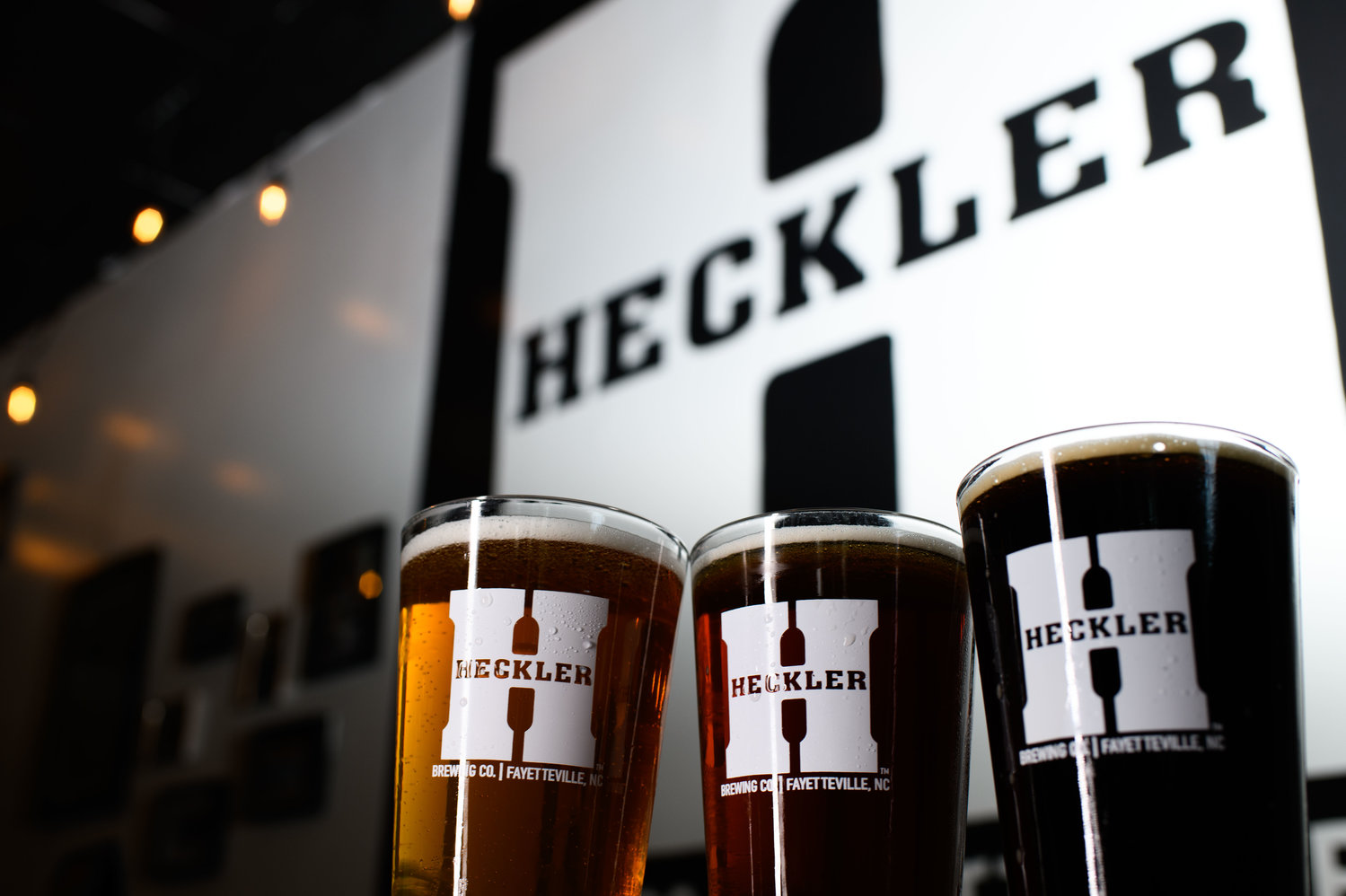 Heckler Brewing Co. prepares to celebrate Octoberfest with fall brews. Pictured is their Pale Heckler, Red Heckler, and Sláinte.