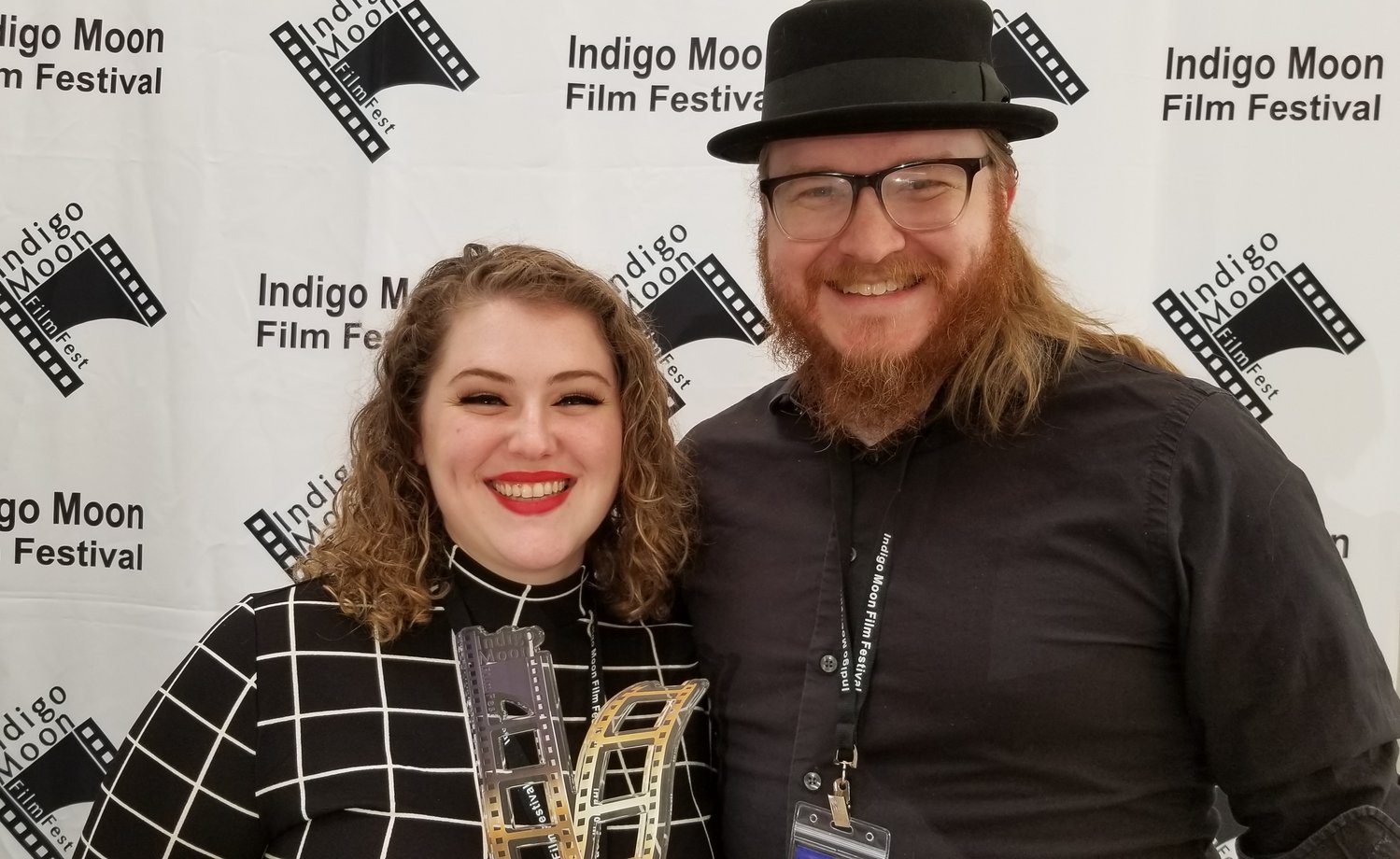 Kaitlyn and Kenneth Forrester won in the films that inspire change category for 'Rock Island Woman' at the 2022 Indigo Moon Film Fest.