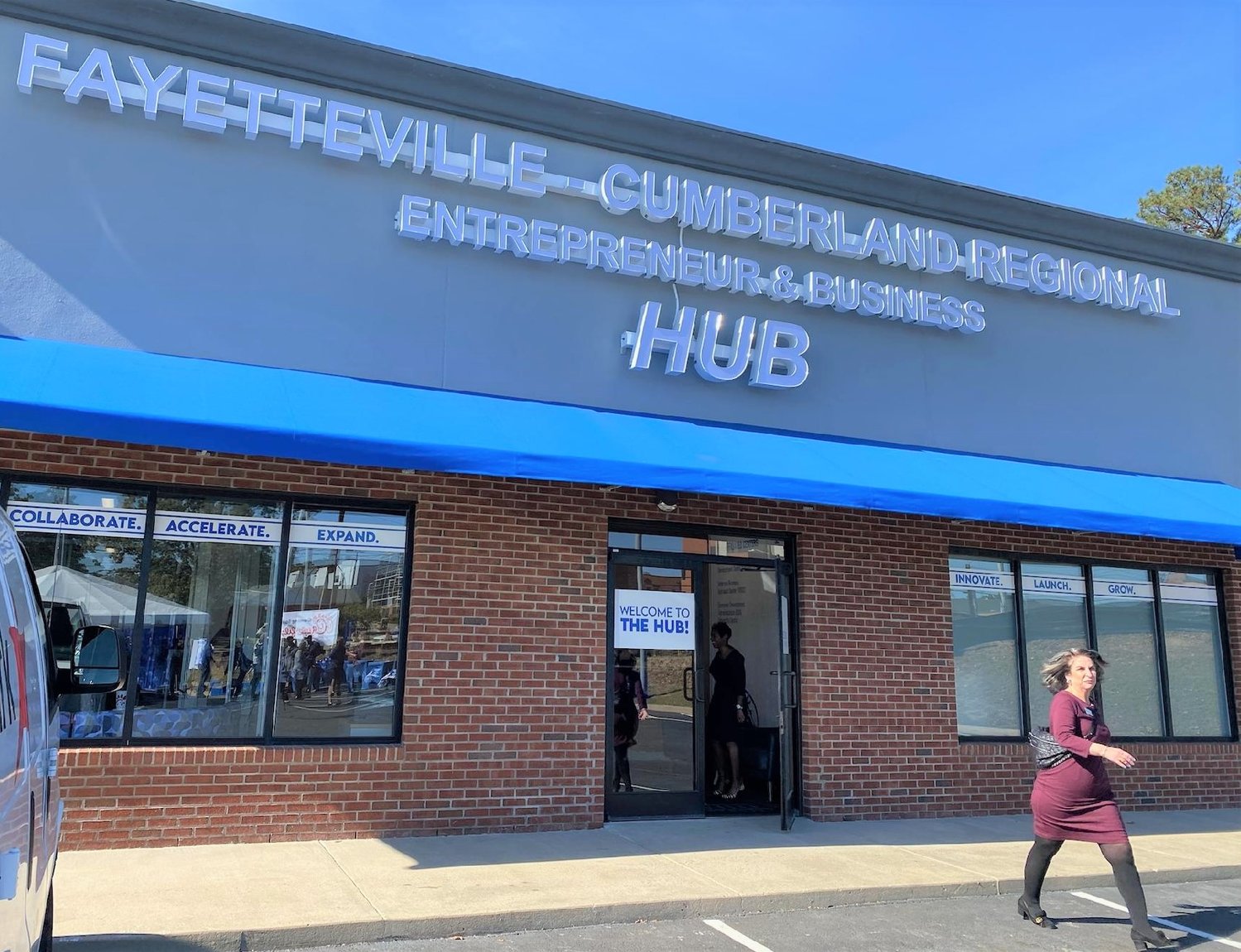 The Fayetteville-Cumberland Regional Entrepreneur & Business Hub is among the tenants at the renamed Bronco Midtown business center.