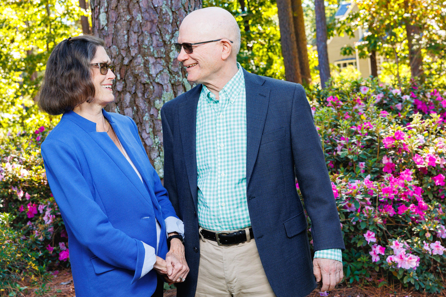 Lucy and Wes Jones’ love story began on a blind date and led to their marriage in 1975.
