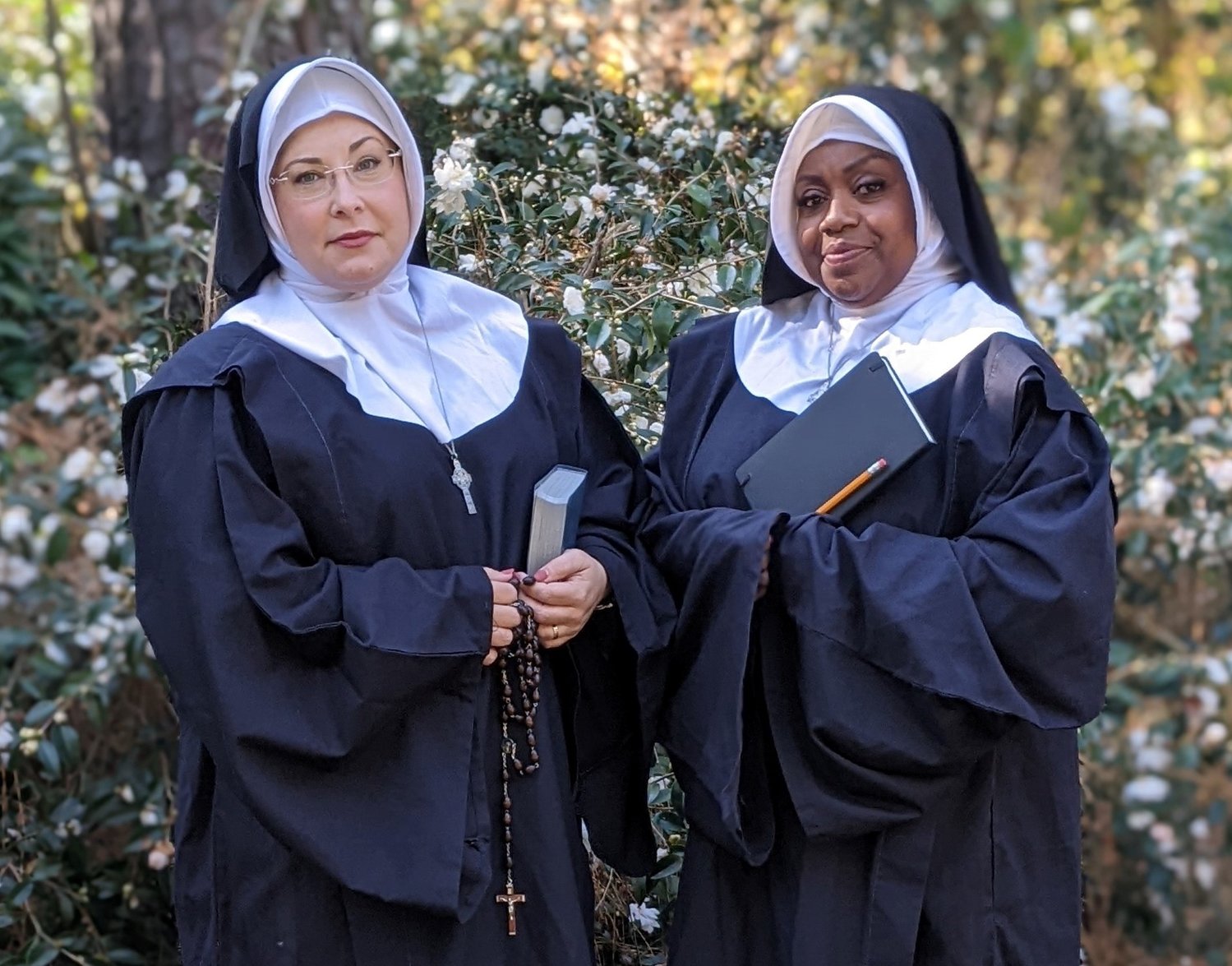 Jennifer Malone plays Sister Sophia and Jackie Hill is Sister Berthe in the Gilbert Theater production of 'The Sound of Music' through Dec. 18.