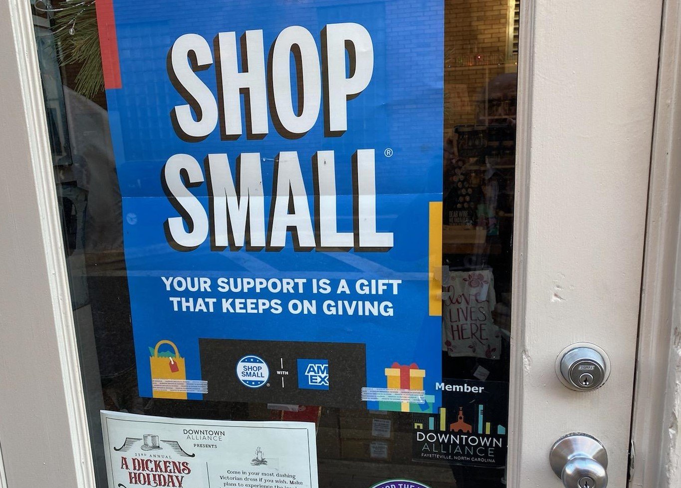Small Business Saturday is observed on the Saturday after Thanksgiving Day.