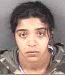 Alexis Nideyah Beard, 22, was charged with trespassing on a school bust just before 10 a.m. Friday, according to the Cumberland County Sheriff's Office.  