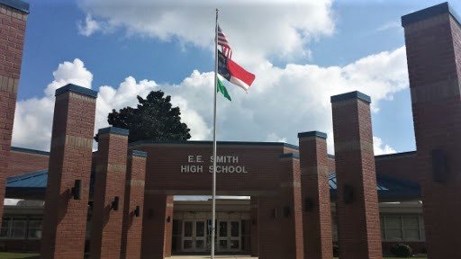 A plan to replace E.E. Smith High School raised questions because of cost estimates. The school's current building was constructed in 1954.
