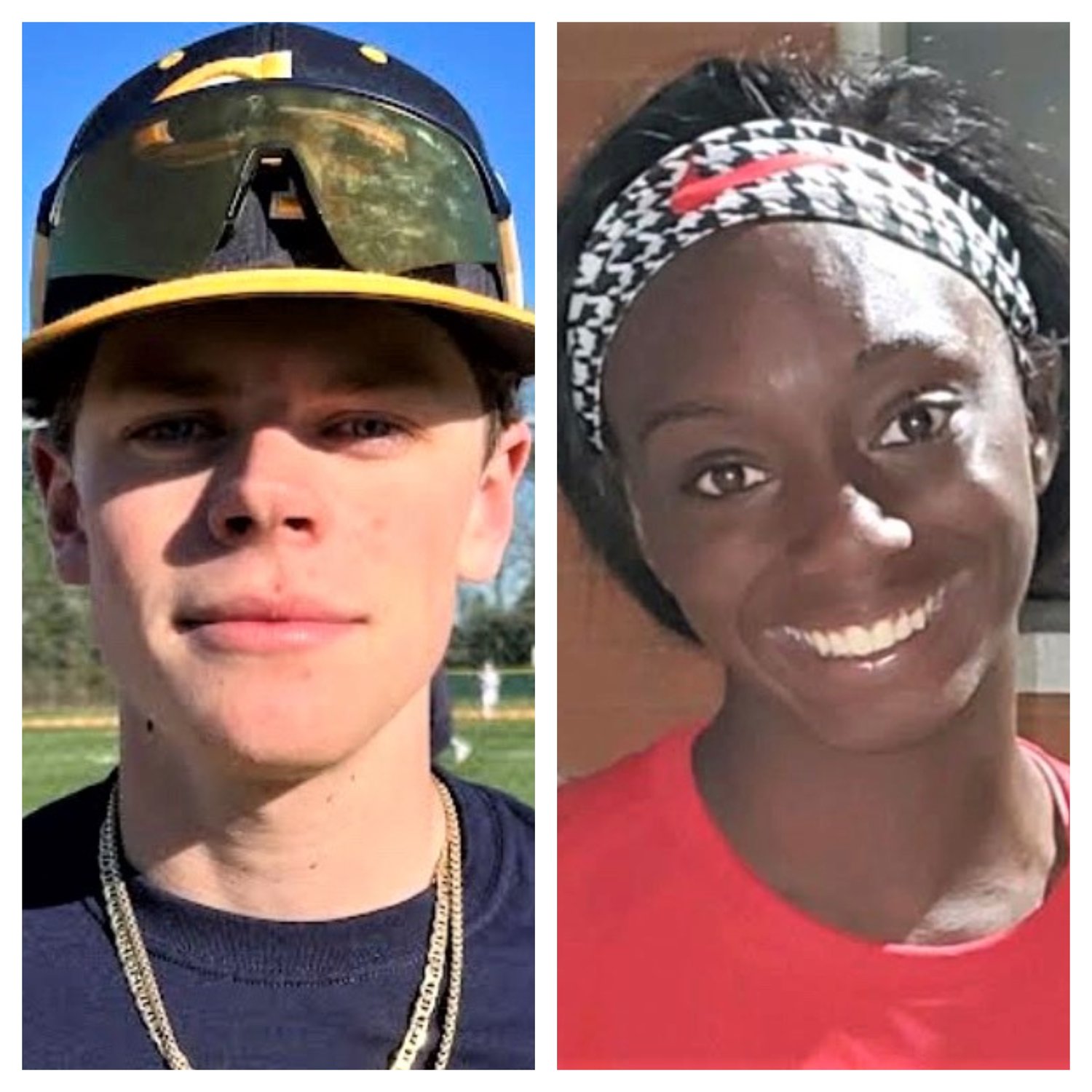 Mason Hughes of Cape Fear baseball and Ajaylah Yates of Seventy-First soccer are Earl Vaughan's athetes of the week.