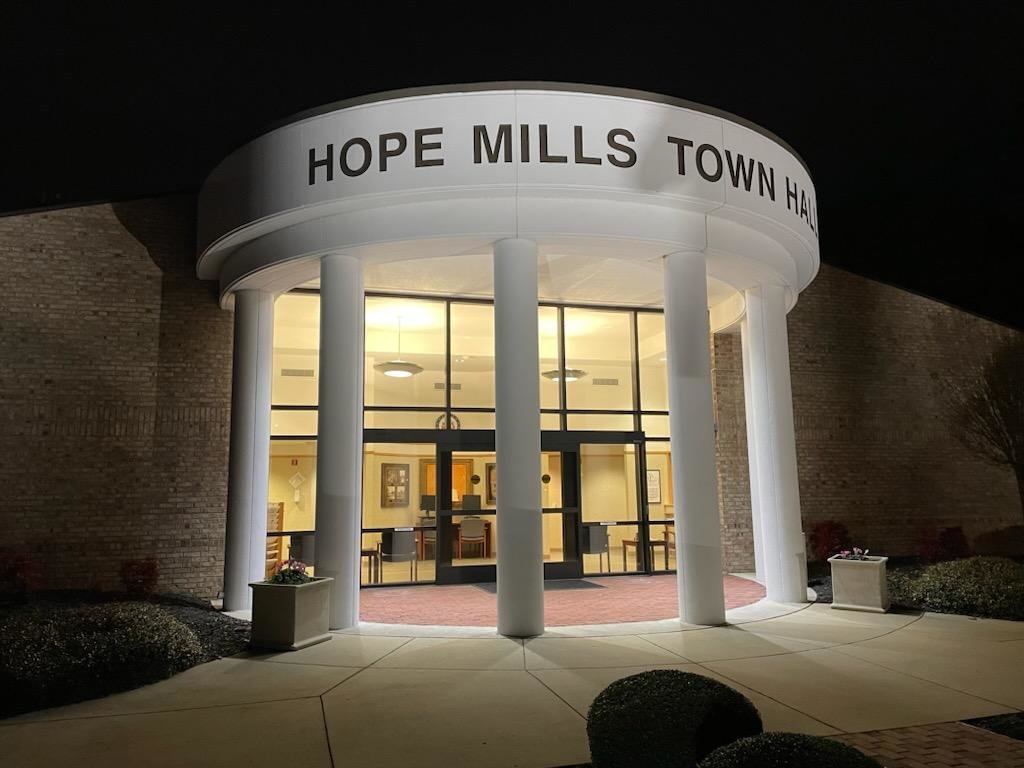 The Hope Mills Board of Commissioners on Monday heard questions about transparency in the zoning process.