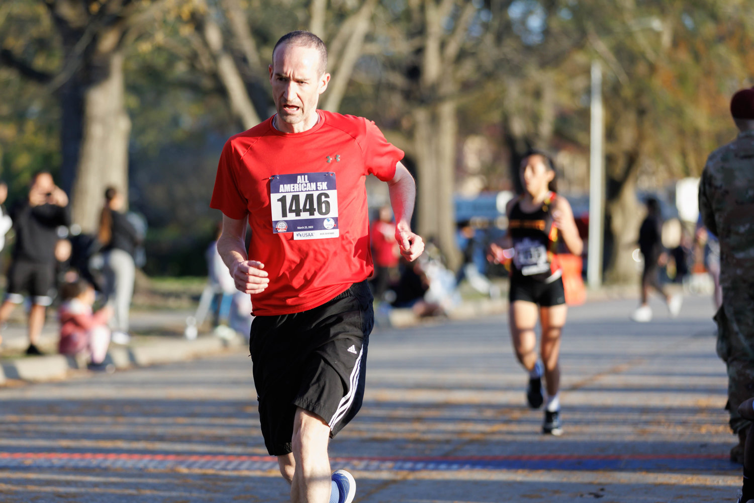 The in-person 5K and half marathon All American Races return to Fort Bragg on March 25, 2023.  Tony Wooten CityView Meida