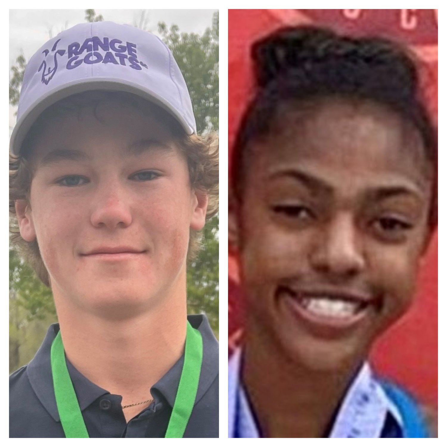 Thomas Horne, Terry Sanford golf, and Zoe Dorsey, Terry Sanford track, are this week's; Athletes of the Week.