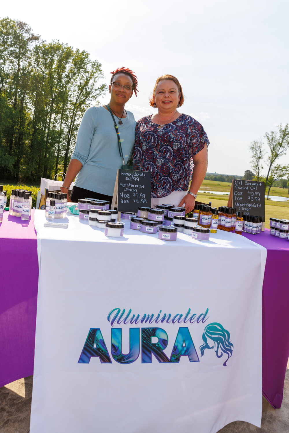 Shanda Walker and Jennifer Moore were among the many vendors at CityView Media's third annual Ladies' Night Out.