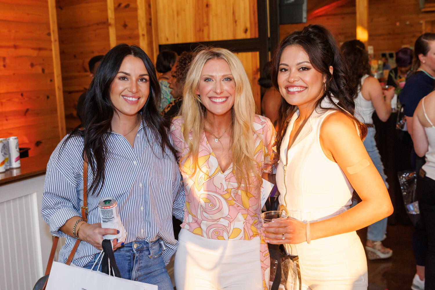 Annie Galyon, Brittney Campbell, and Christina Bailey attend CityView Media's third annual Ladies' Night Out.