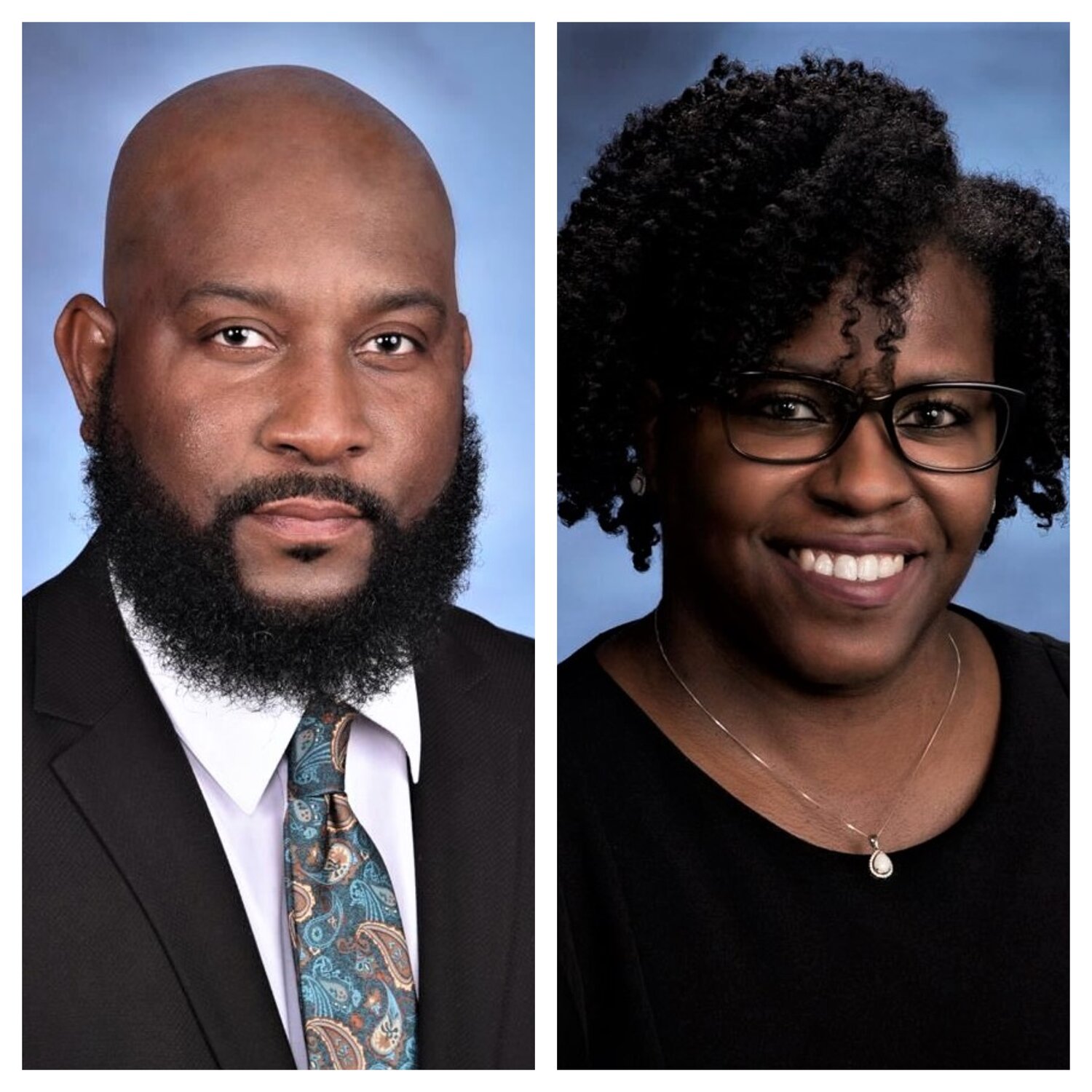 Terry Sanford High School principal Royvell Godbolt and assistant principal Quantisha Spencer have been suspended with pay during a school district investigation.