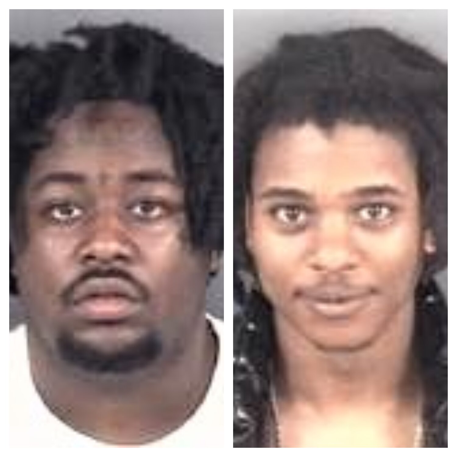 Jocephus Jones III, 21, of Fayetteville, left, and Jayquan Deshawn Blandshaw, 22, of Hope Mills, are charged with murder in the shooting death of a woman on April 1i7 in  Hope Mills.