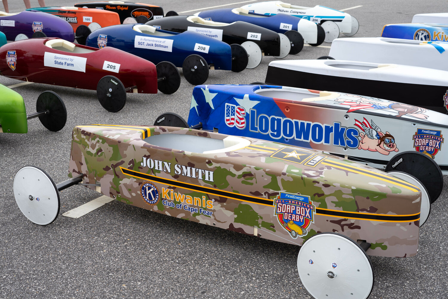 The Kiwanis Club held its Cape Fear Soap Box Derby on April 29 at the Charlie Rose Expo Center.