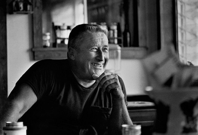 Dick Blount photographed writer Mickey Spillane for The Fayetteville Observer.