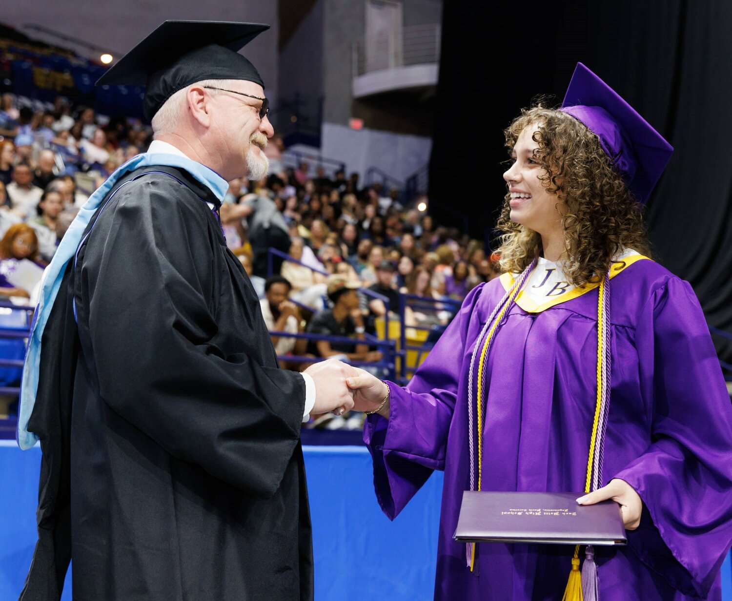 Jack Britt High School held its 2023 commencement Wednesday at the Crown Coliseum.