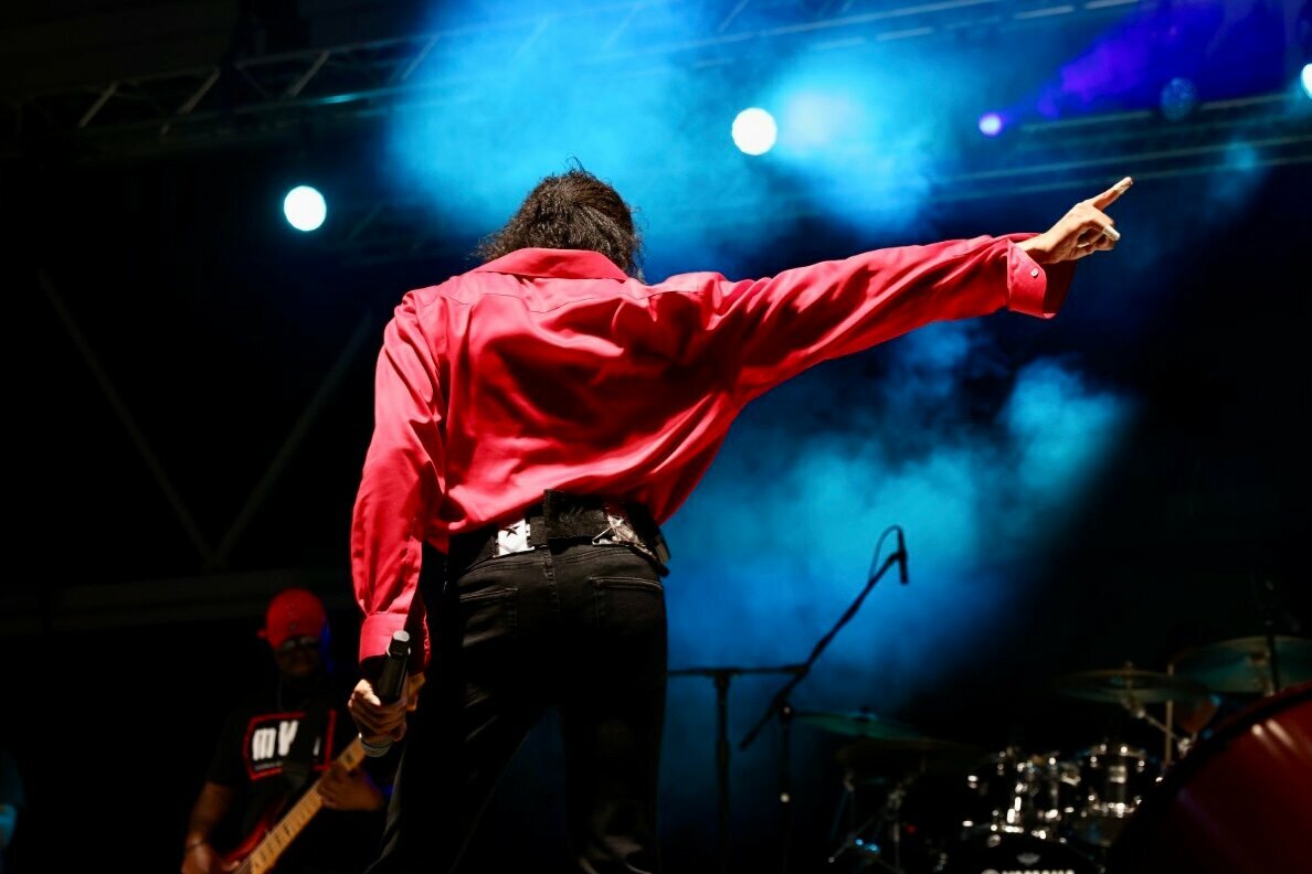 The 41st annual Fayetteville Dogwood Festival came to a close with a musical tribute to Michael Jackson.