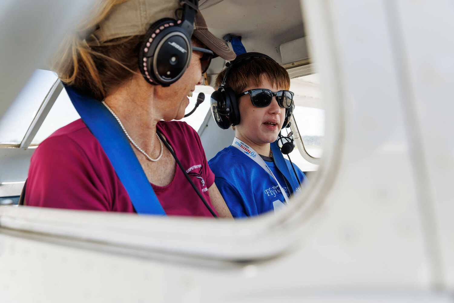 Area middle school and high school students interested in aviation attend the Aviation Career Education (ACE) Academy hosted by the Fayetteville Regional Airport on Aug 7, 2023. Photo: Tony Wooten