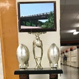 South View and Gray's Creek compete for the Battle of the Bridge trophy.