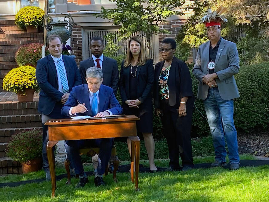 Gov. Roy Cooper signed an executive order on Tuesday that supports the pursuit of environmental justice in North Carolina.