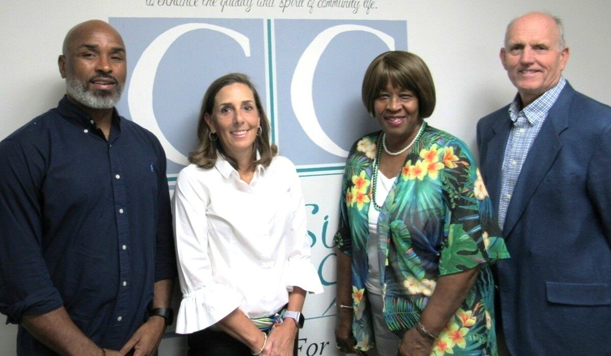 From left, Jabbar Surles, Emily Schaefer, Brenda Sparks, and Mac Healy are new members of the Cumberland Community Foundation board of directors.