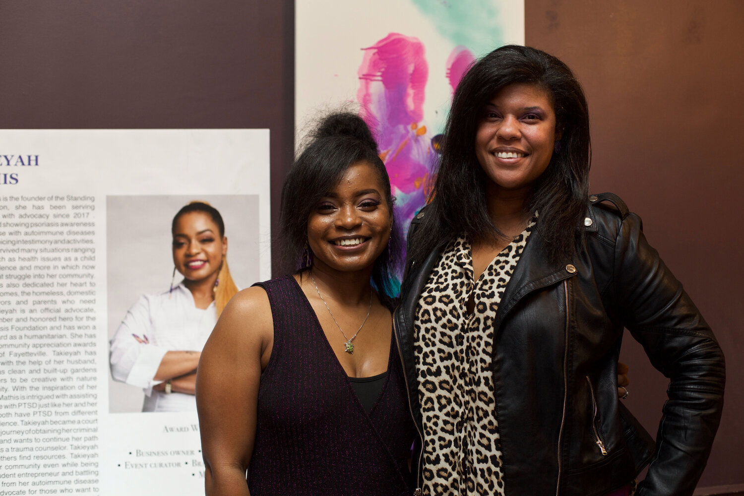 Takieyah Mathis and Dominique Womack.
