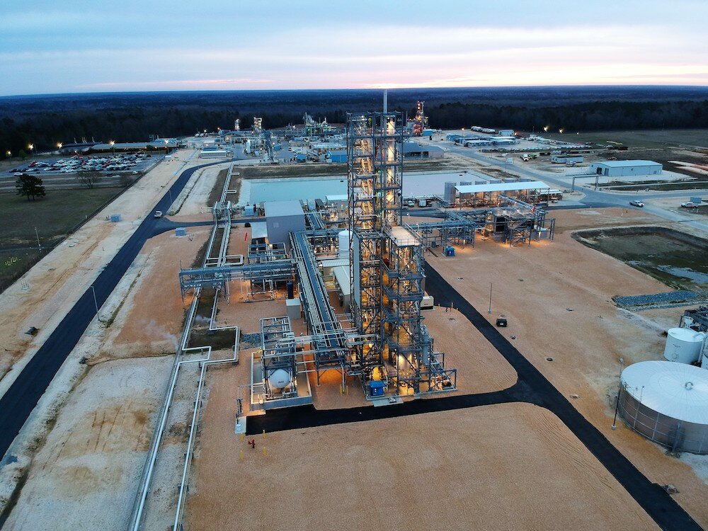 An aerial view of the Chemours Fayetteville Works plant in northern Bladen County. (Photo: Chemours)