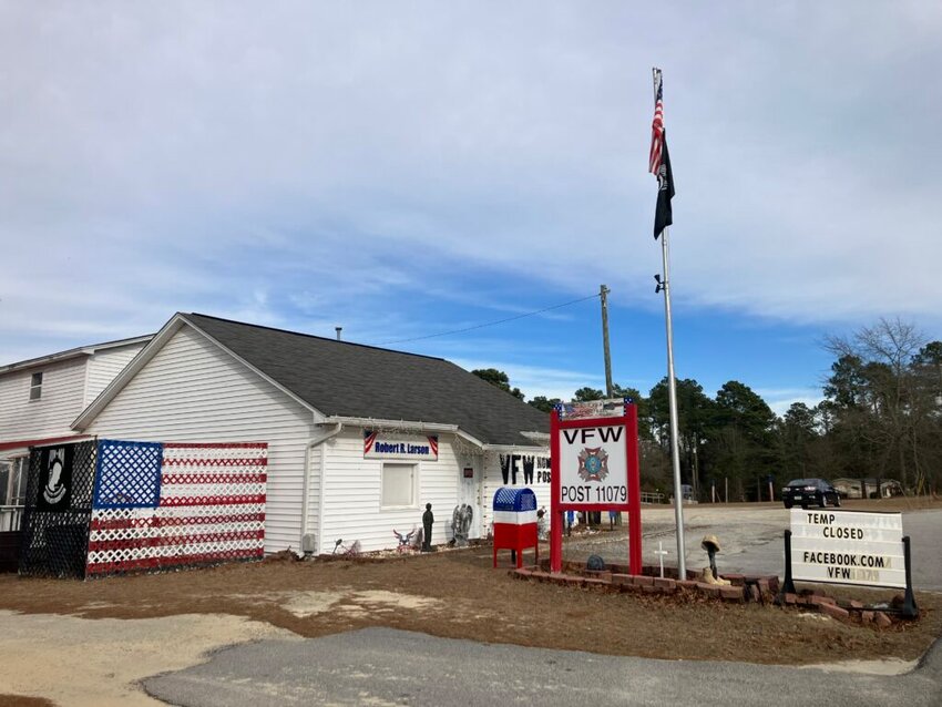 The Elgin VFW post on Thursday, Feb. 8, 2024, during its three week shutdown when members were unable to find affordable liquor liability insurance.