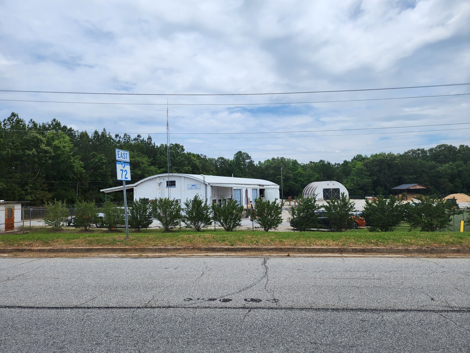 BEHIND the SC DOT maintenance shed at I-26 and Hwy 72 is the City of Clinton's next industrial park, former property of Whitten Center. The City is planning to cut a side entrance into this property.